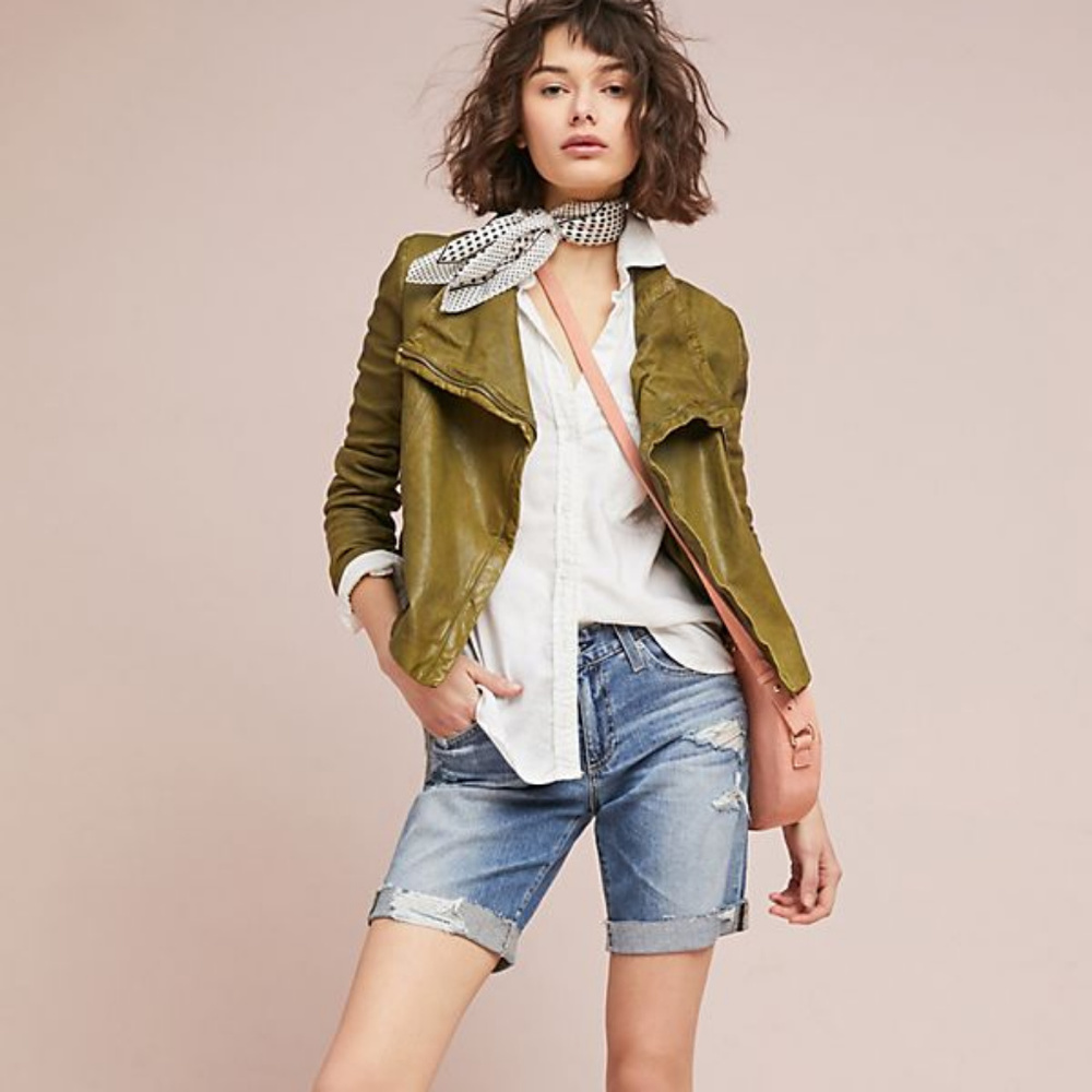 NWOT AG The Nikki Relaxed Bermuda Shorts, Size 27